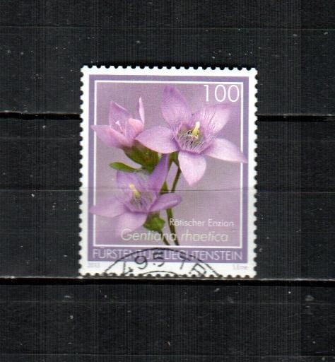 LIECHTENSTEIN Scott's 1573 ( 1v ) Flowers F/VF Used ( 2013