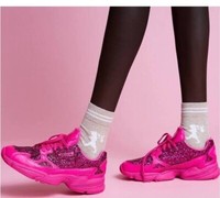adidas falcon glitter shock pink