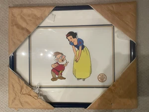 Biancaneve e i sette nani serigrafia incorniciata edizione limitata - Foto 1 di 3