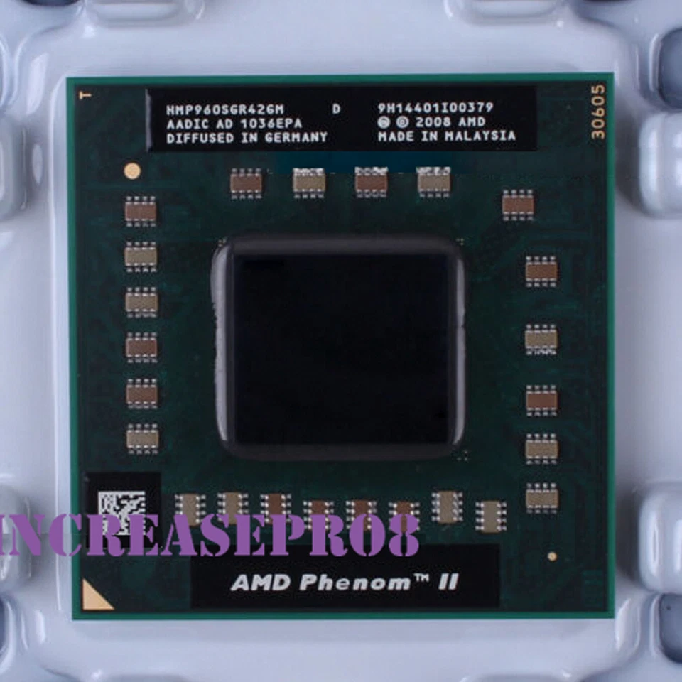 AMD Phenom II P960 N970 P920 N930 N950 Socket S1 Quad-Core CPU Processor - Image 1 of 1