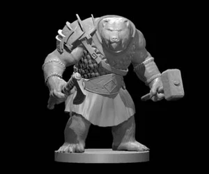 Bearfolk - DND - Pathfinder - Dungeons & Dragons - RPG - Tabletop - mz4250- Mini - Picture 1 of 1