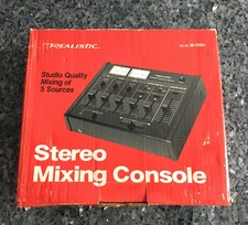 Realistic Stereo Mixing Console 5 Source Mixer 32-1200B Ac