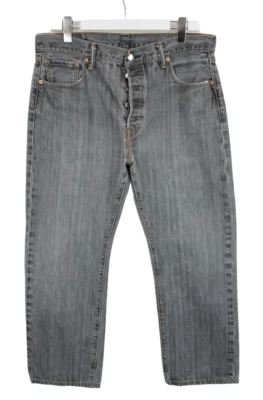 Levi's 501 Jeans Para Hombre W36/~L27* Corte Recto Con Botón Y Desgastado - Imagen 1 de 4