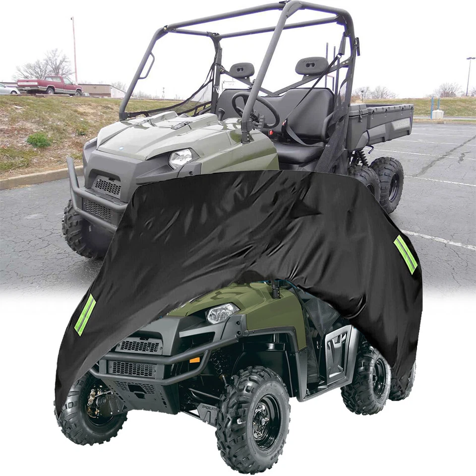 Cubierta de almacenamiento UTV de tamaño completo para Polaris Ranger 4X4 6X6 570 exterior para todo tipo de clima Foto 1 de 4