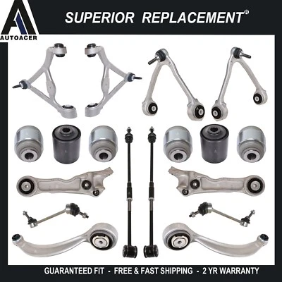 Front + Rear Upper Lower Control Arms Links Tie Rods 18p for JAGUAR STYPE XK XKR - Image 1 of 4