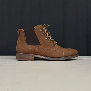 josef seibel botines botas de cuero talla 39 en marrón - Imagen 1 de 7