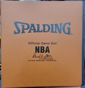 Spalding NBA Basketball 3-Ring Binder 1 1/2" David J. Stern Commissioner - Picture 1 of 1