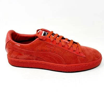 Puma Suede Classic x Mac Lady Danger Red Lipstick Womens Sneakers 368014 01 - Image 1 of 4