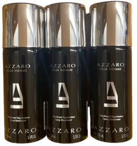 3x Azzaro Pour Homme 150 ml Deodorant Spray Deospray (3x 150ml) - Bild 1 von 1