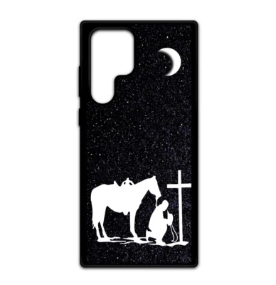 Funda protectora duradera para teléfono Praying Cowboy para hombre y mujer’s Faith Foto 1 de 4