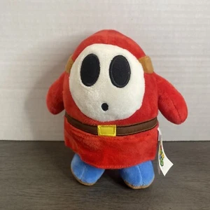 Nintendo Super Mario Shy Guy Figur Mocchi Mocchi Plüschtier weich klein 7 Zoll groß - Bild 1 von 2