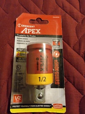 Crescent 1/2" eShok-Guard Socket Insolator Bit 2-1/2" 1000V Protection CAEAD332 - Image 1 of 3