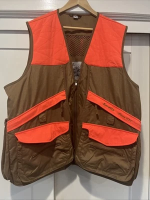 Beretta Field Vest Hunting Shooting Visibility Outdoors Brown Orange Men’s 2XL - Image 1 of 4