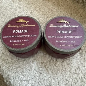 TOMMY BAHAMA Heavy HOLD HIGH Satin Finish POMADE Lot Of 2 Bourbon & Oak - Picture 1 of 3