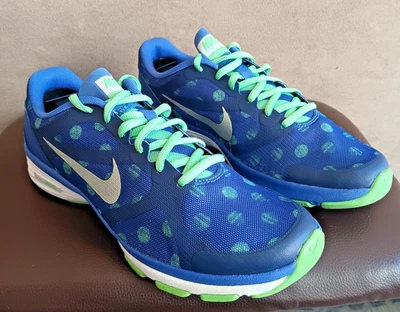 Nike Dual Fusion Zapatos de Entrenamiento 579812-502 Azul Verde Lunares Para Mujer EE. UU. 7 Foto 1 de 4