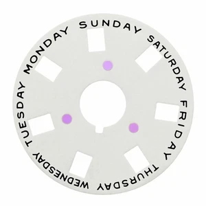 Day Disc For Rolex President 1030-1556-1565 Movement White Mon-Tuesday ETC - Picture 1 of 2