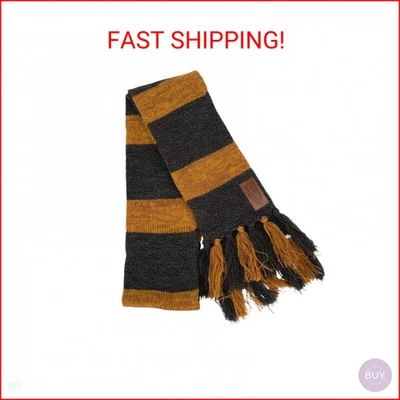 Bufanda tejida elope Newt Scamander Hufflepuff - Estándar - Dorado, Brezo Premium Foto 1 de 2