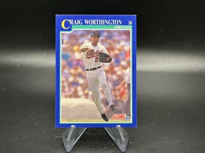Craig Worthington - 1991 Orioles - 503 1991 Score - Image 1 of 2