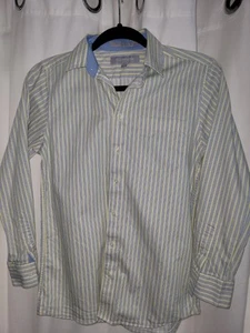 Nordstrom Boys Long Sleeved Dress Striped Shirt Size 14 WORN ONCE - Picture 1 of 4