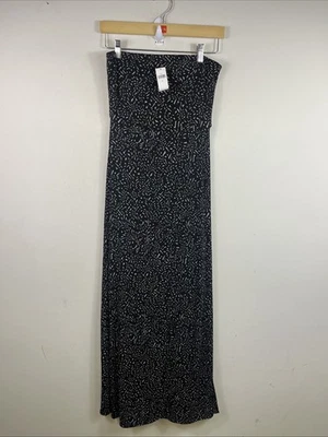 Banana Republic Women's  Geo Print Stretch Strapless Knit Maxi Dress Size S NWT - Image 1 of 4