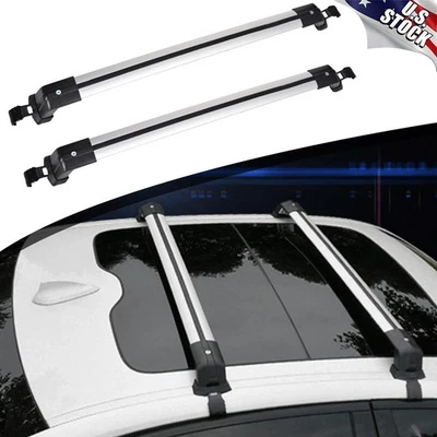 Top Roof Rack Cross Bar Luggage Cargo Carrier w/ Lock For Honda Accord 1990-2007 Foto 1 de 4