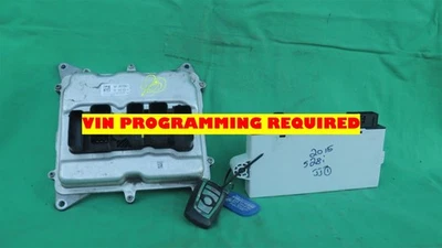 2015 BMW 528i F10 N20 Ecu Dme Cas4 Engine Computer Module & Fob 78639594 - Image 1 of 4