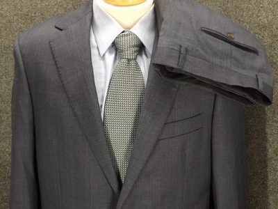 Jos A Bank Reserve 42R Blue Glen Plaid 38x31 Pant 100% Italian Sustaina Wool - Image 1 of 4