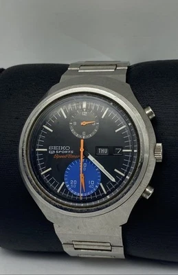 Seiko 5 Sports Speed Timer 42mm WR Automtic Multi Dial Vintage Men's Wristwatch - Image 1 of 4