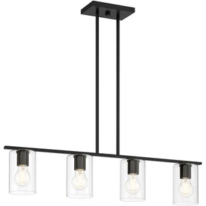 Access Lighting 62586LEDDLP-MBL/CLR Oslo Pendant Matte Black - Picture 1 of 6