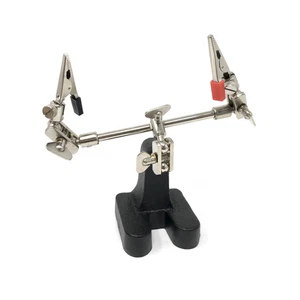 Dritte Hand Lötstation Mit Krokodilklemmen Halterung Schmuckherstellung - Picture 1 of 12