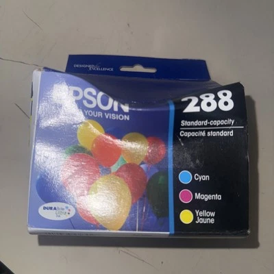 Epson 288 3pk Ink Cartridges - C/M/Y (T288520-CP) - EXP 2026 or LATER - Image 1 of 4