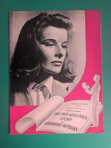 Programa Katharine Hepburn "PHILADELPHIA STORY" Van Heflin / Lenore Lonergan 1939 - Imagen 1 de 9