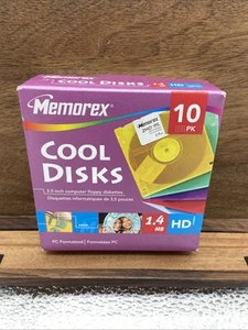 Memorex PC Formatted 3.5" Computer Diskettes 1.4 MB HD - 10 Disks - Afbeelding 1 van 4