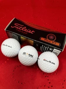 Titleist Pro V1 Golfbälle 3er Pack PROMO Global Olin Brass Munition - Bild 1 von 3