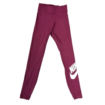 Nike Women's Essential Leggings XS Lightweight CZ8528-653 Rosewood/White NK28 - Image 1 of 4