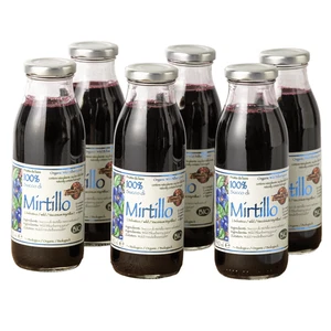 Agritur Organic Wild Black Blueberry Juice 330ml - 100% Pure - Picture 1 of 14