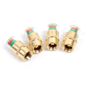Car Tire Valve Cap Set 4 Pieces with Integrated Sensors for Precise Monitoring - Picture 1 of 6