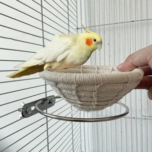 Naturvogel für Nest für Wellensittiche und Kanarienvögel gemütliche Einricht - Bild 1 von 12