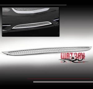 FOR 11-14 200 FRONT BUMPER STAINLESS STEEL MESH GRILLE INSERT CHROME 1PC - Picture 1 of 4