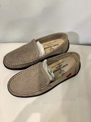 Marc Joseph Toddler Size 10.5 Brown Leather Slip On Comfort Loafer Shoes Preppy - Image 1 of 4
