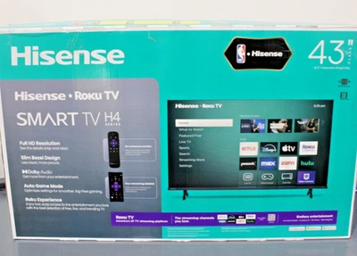 Hisense 43" Class FHD (1080p) Roku Smart LED TV - 43H4030F4 - Gaming Mode - Image 1 of 4