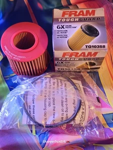 FRAM 🔶️TOUGH GUARD🔶️ Oil Filter 🔶️ TG1035 🔶️ 2009-18 COROLLA🔶2010-20 #PRIUS - Picture 1 of 4