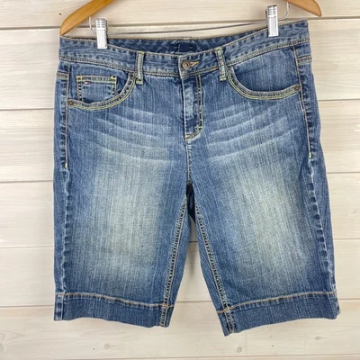 Tommy Hilfiger Blue Denim Jeans Shorts Womens Size 12 - Image 1 of 4
