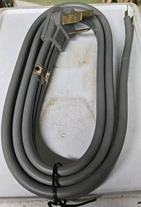 Elektrisches Kabel 3 Zinken Trockner/Herd Netzkabel 4 Fuß - Bild 1 von 4