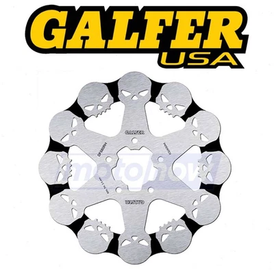 Galfer Brakes Front Standard Skull Brake Rotors for 2004-2007 Harley jx Foto 1 de 4