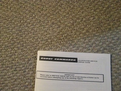 IDEAL ROBOT COMMANDO REPAIR MANUAL - Image 1 of 2