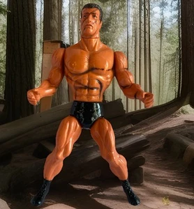 Vintage 1985 Arnold Schwarzenegger 20th Century Fox John Matrix Commando Figure - Picture 1 of 7