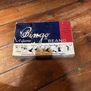 Vintage Bingo Brettspiel Beano Parker Brüder Wandbild Deko gepflegt alt 30er 40er  - Bild 1 von 1