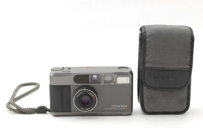 [TOP MINT] Contax T2 Titan Black Point & Shoot fotocamera pellicola 35 mm... - Immagine 1 di 4