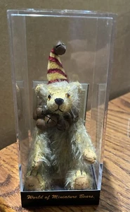 World of Miniature Bears #990 TINKER Clown Narr Braun Gelenkbär (SS) - Bild 1 von 10